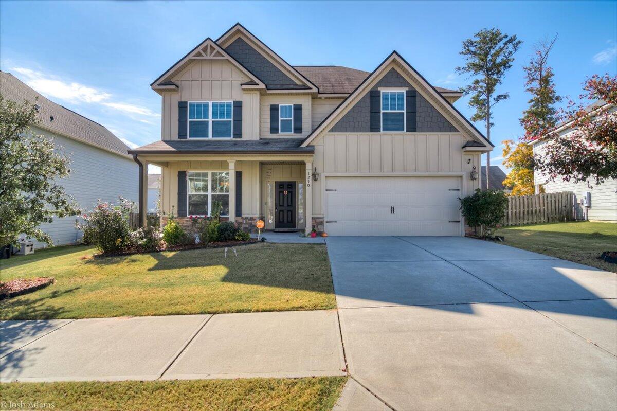 1210 Eldrick Lane Grovetown, GA 30813 - Photo 1 of 1 South Georgia Home. Long driveway with 2 car garage