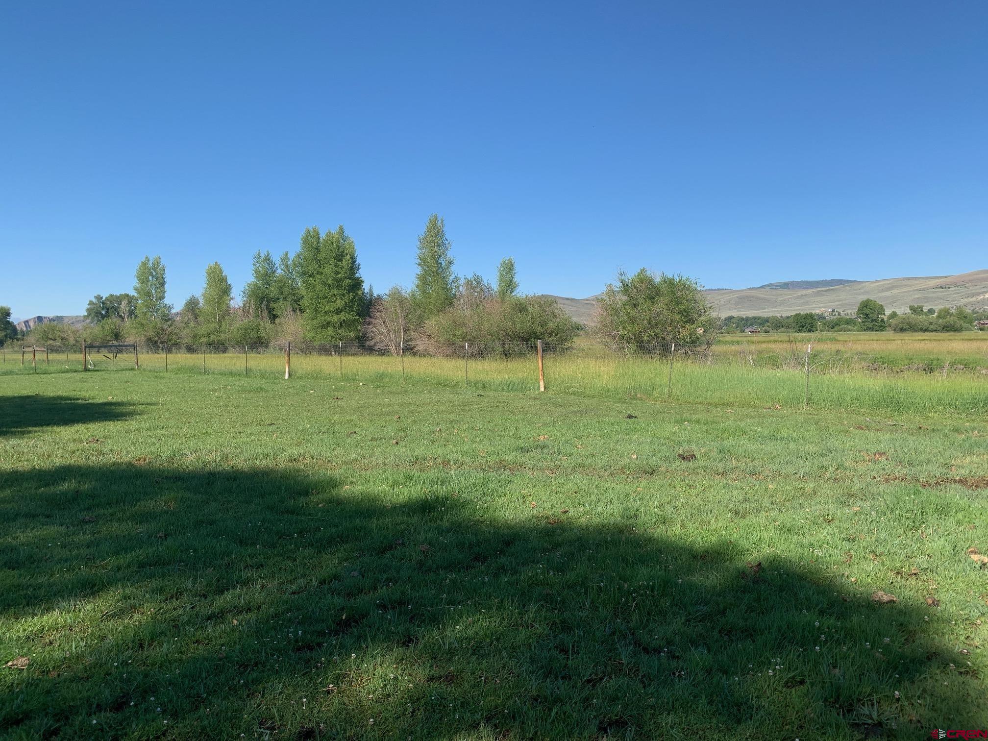 607 County Road 730 Gunnison, CO 81230 - Photo 10 of 35 a view of a field with an trees in the background