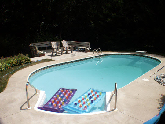 4007 Landstrom Road Rockford, IL 61107 - Photo 3 of 7 a view of outdoor space swimming pool and seating
