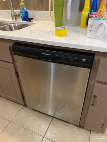 a close view of sink and window