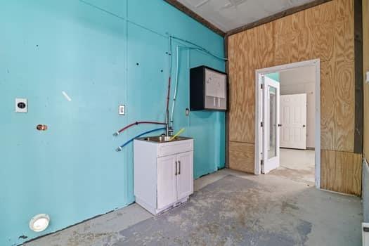 1828 4 Mile Church Road Ball Ground, GA 30107 - Photo 32 of 46 a bathroom with a sink and a mirror