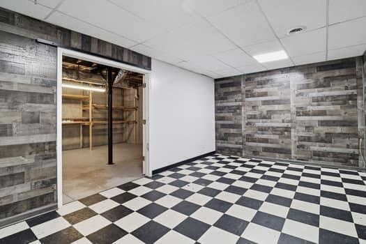 1828 4 Mile Church Road Ball Ground, GA 30107 - Photo 40 of 46 a black and white checkered floor