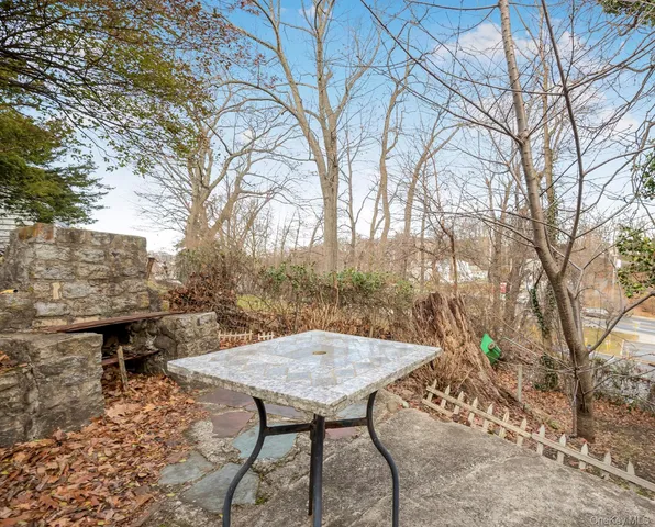 a view of outdoor seating space