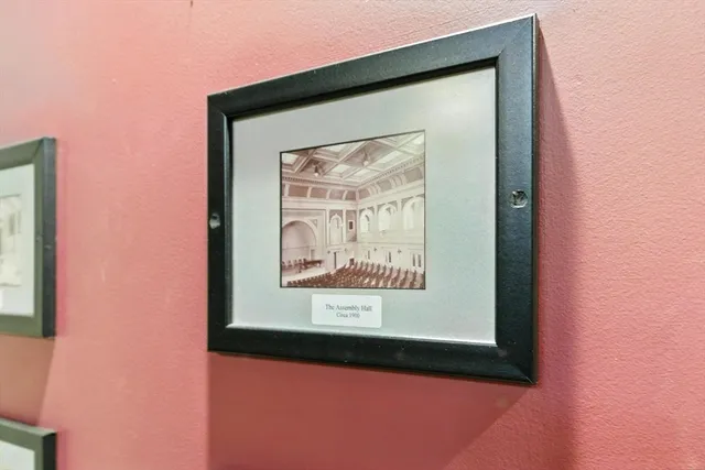 a front view of a building