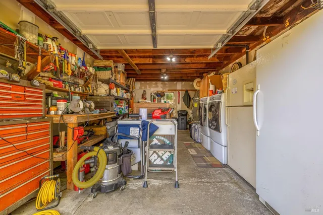 a view of storage and utility room