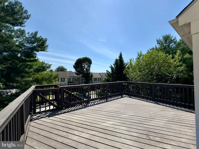 a view of balcony and deck