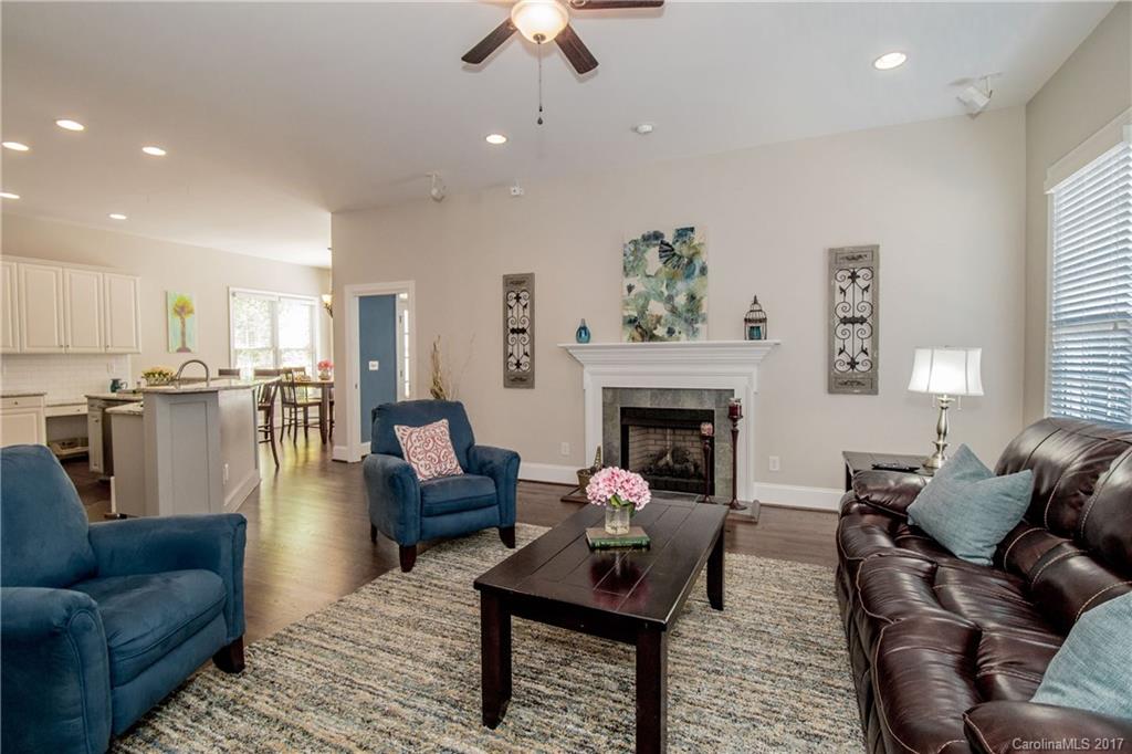 618 Lena Way Fort Mill, SC 29708 - Photo 12 of 24 a living room with furniture and a fireplace