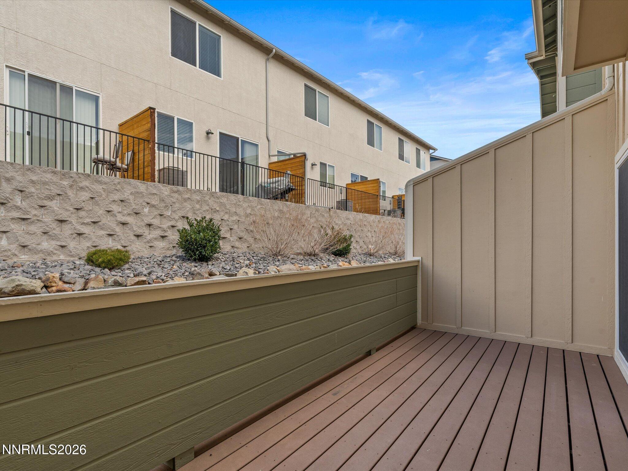 4795 Ciarra Kennedy Lane Reno, NV 89503 - Photo 33 of 37 a view of balcony with wooden floor