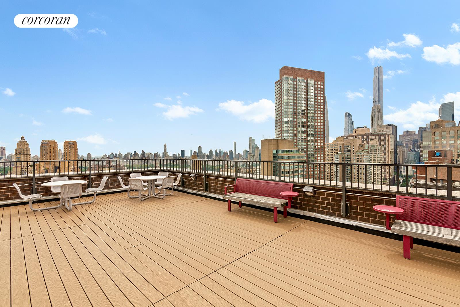 2025 Broadway, Unit 17F Manhattan, NY 10023 - Photo 9 of 15 a view of a terrace with seating area