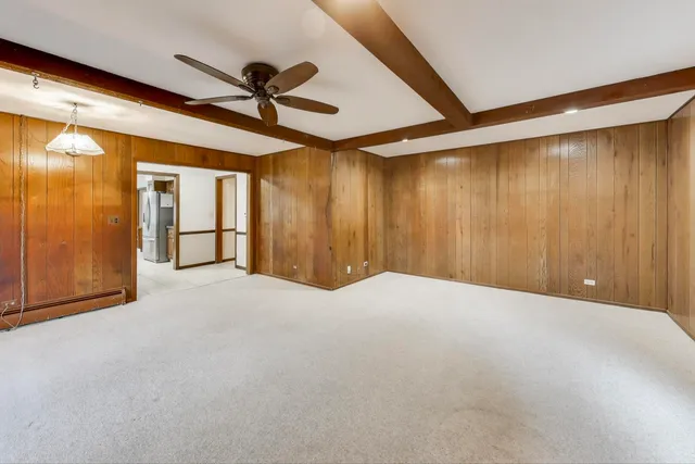 a view of empty room