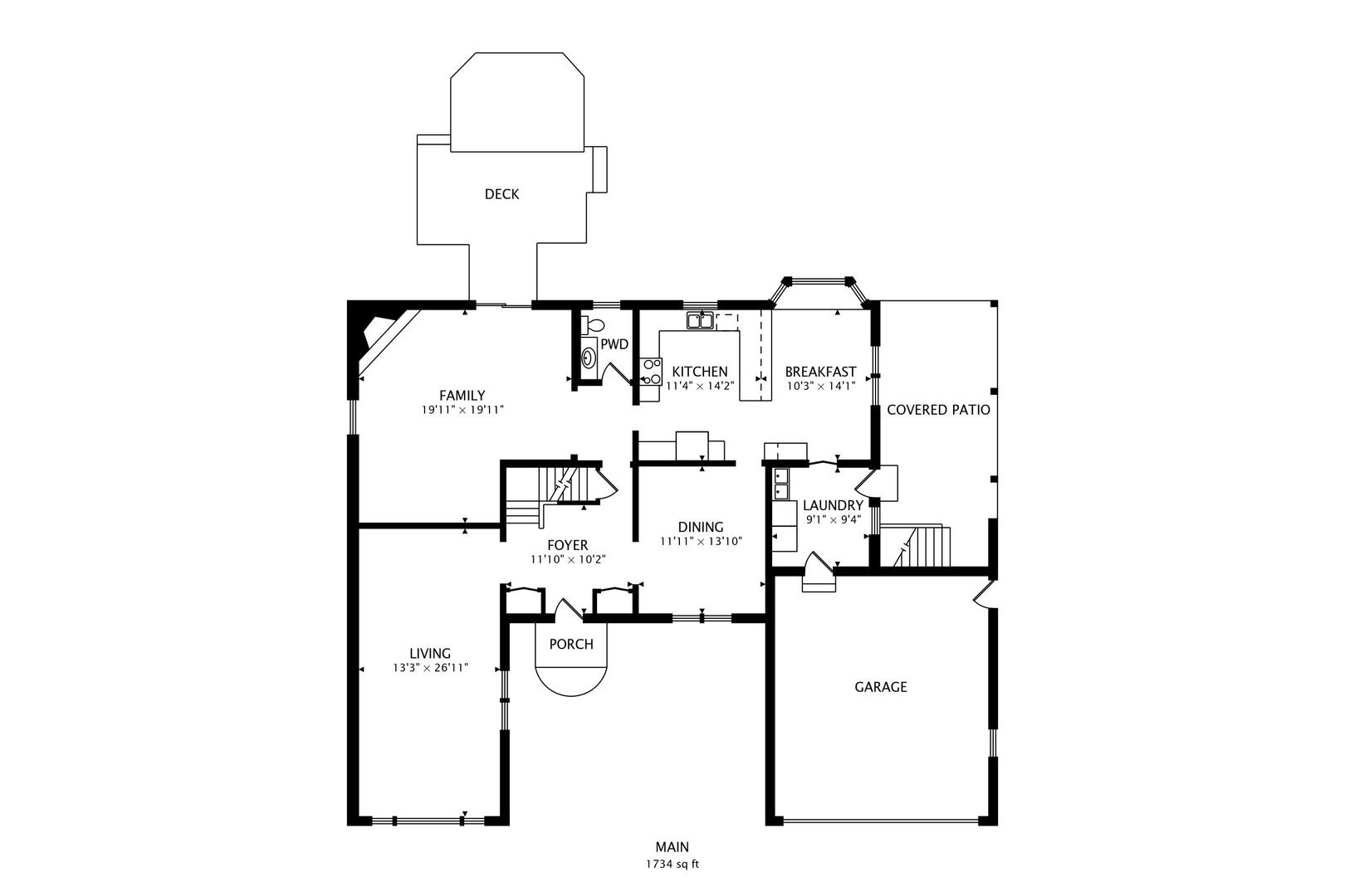 1040 South Linneman Road Mount Prospect, IL 60056 - Photo 37 of 39 a picture of floor plan