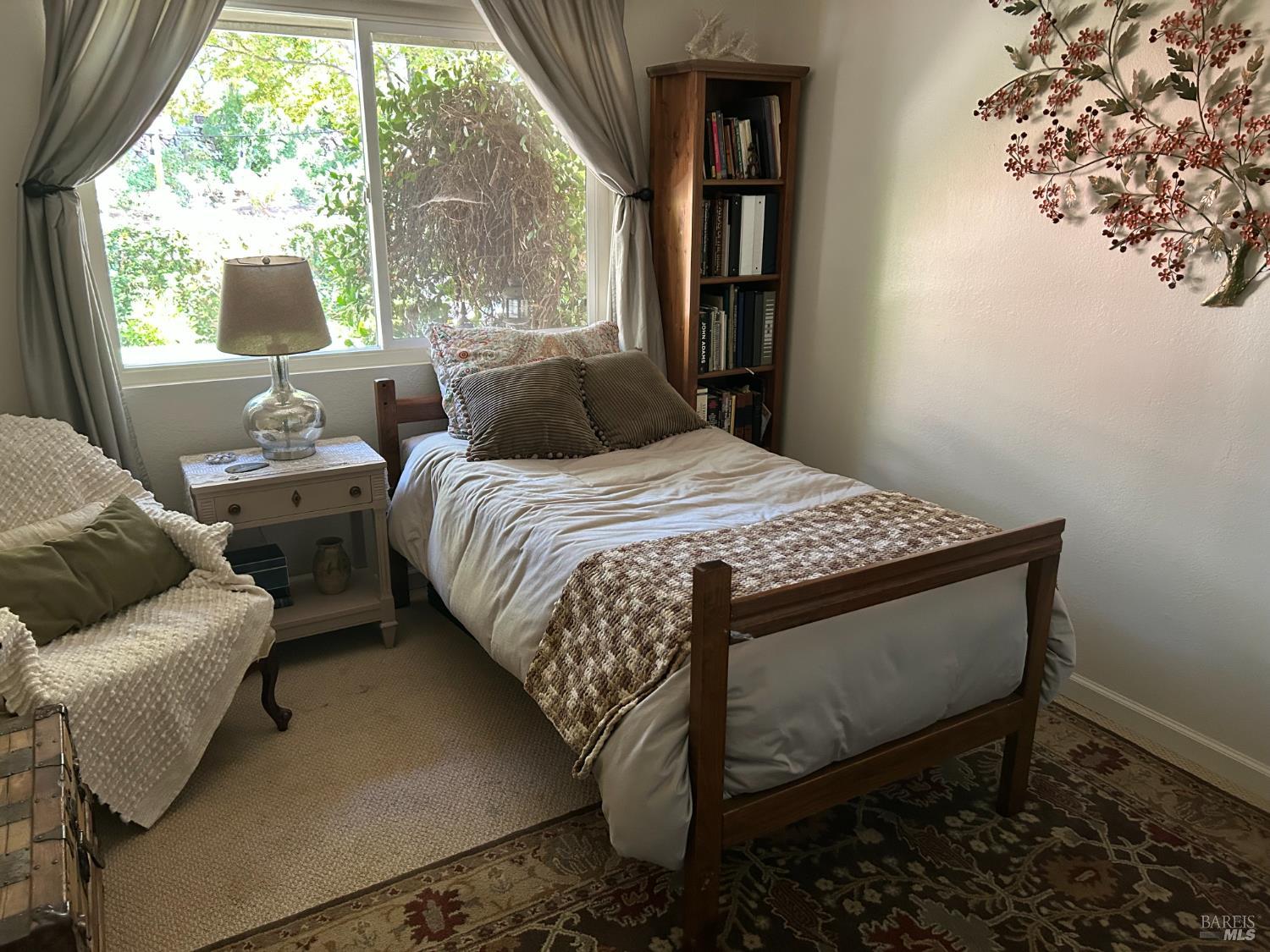 271 White Cottage Road South Angwin, CA 94508 - Photo 27 of 30 a bedroom with a bed and a window