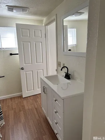 en empty room with windows