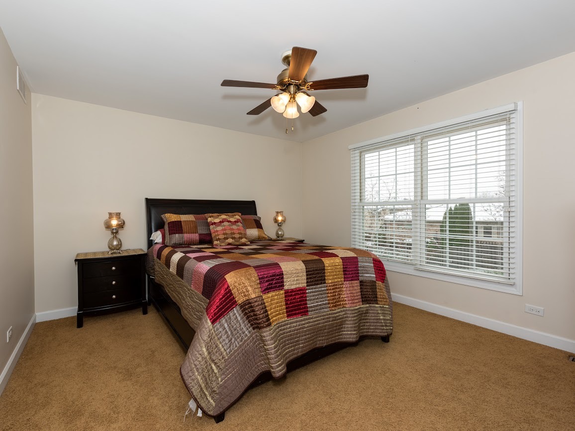 117 Grey Fox Court Streamwood, IL 60107 - Photo 19 of 31 a bedroom with a bed dresser and a window