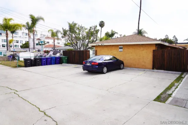 a view of balcony with two couches