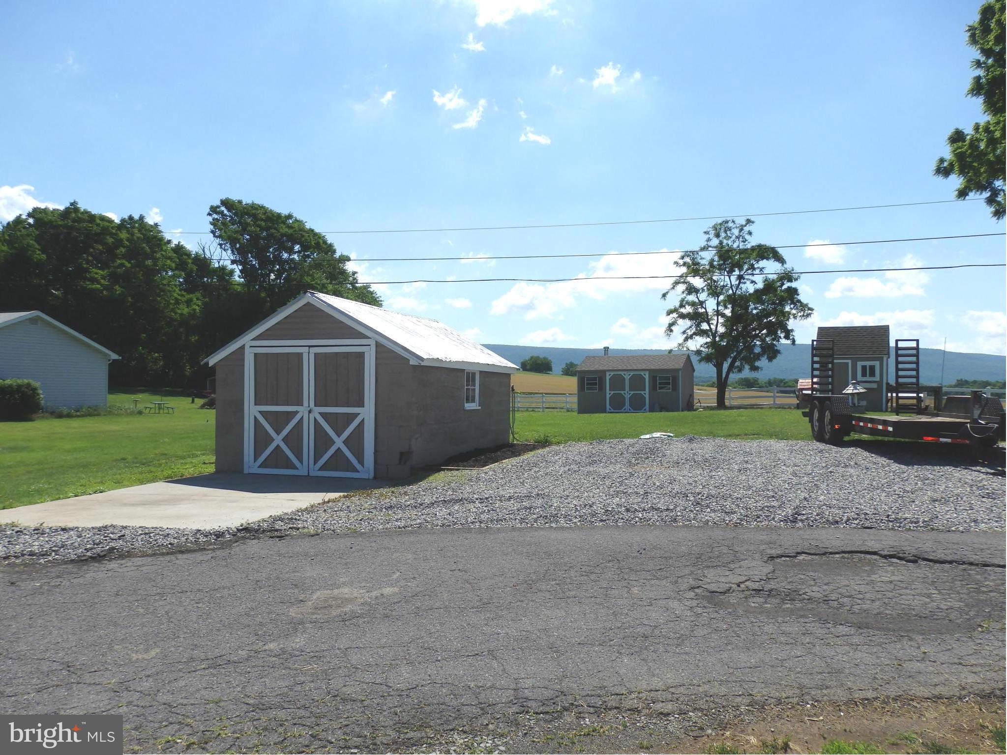 10529 White Hall Road Hagerstown, MD 21740 - Photo 21 of 29 Detached garage and large driveway