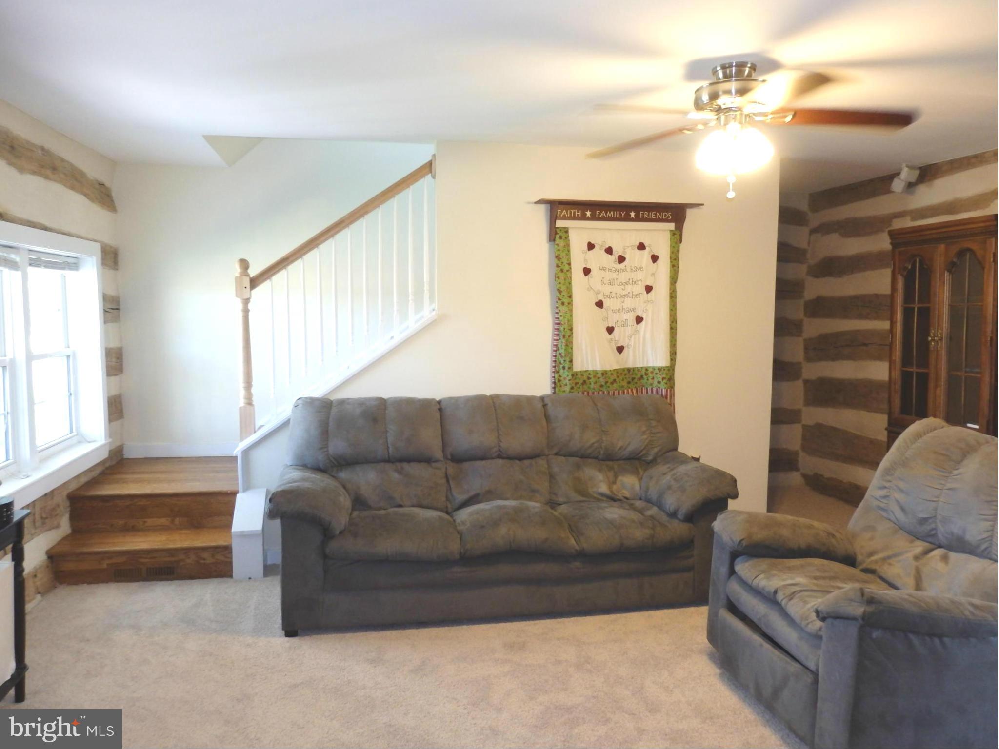 10529 White Hall Road Hagerstown, MD 21740 - Photo 5 of 29 Living Room has staircase to upper level