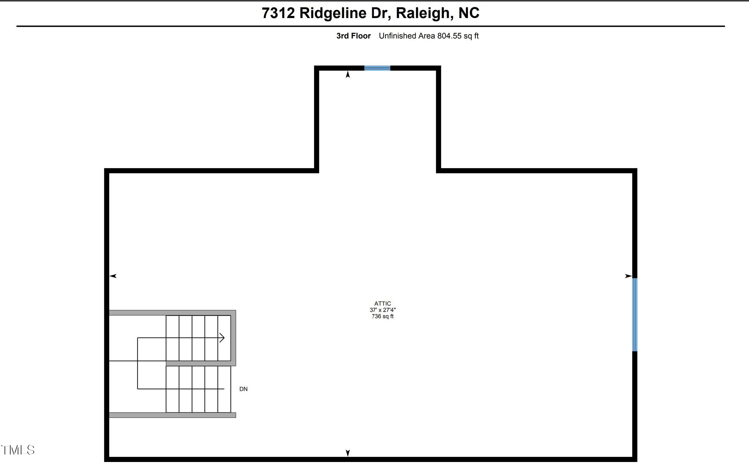 7312 Ridgeline Drive Raleigh, NC 27613 - Photo 81 of 83 a picture of a room with a floor plan