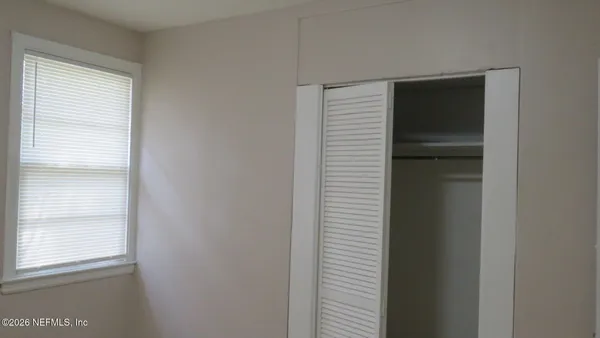 a close view of closet