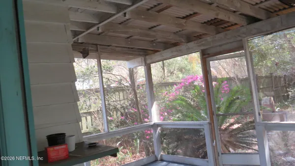 a view of outdoor space and deck