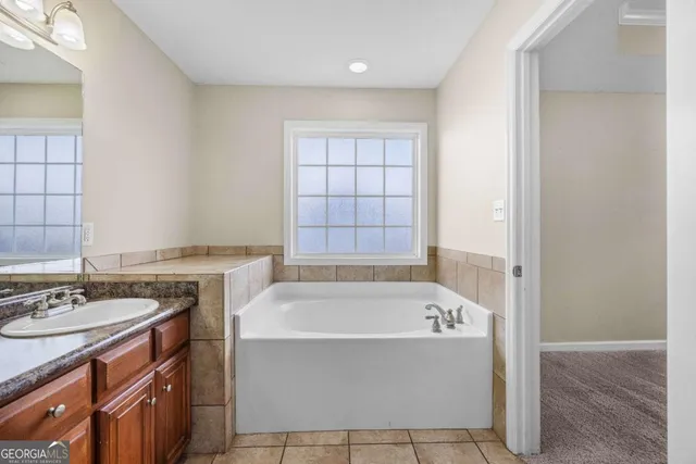 a view of a golf course