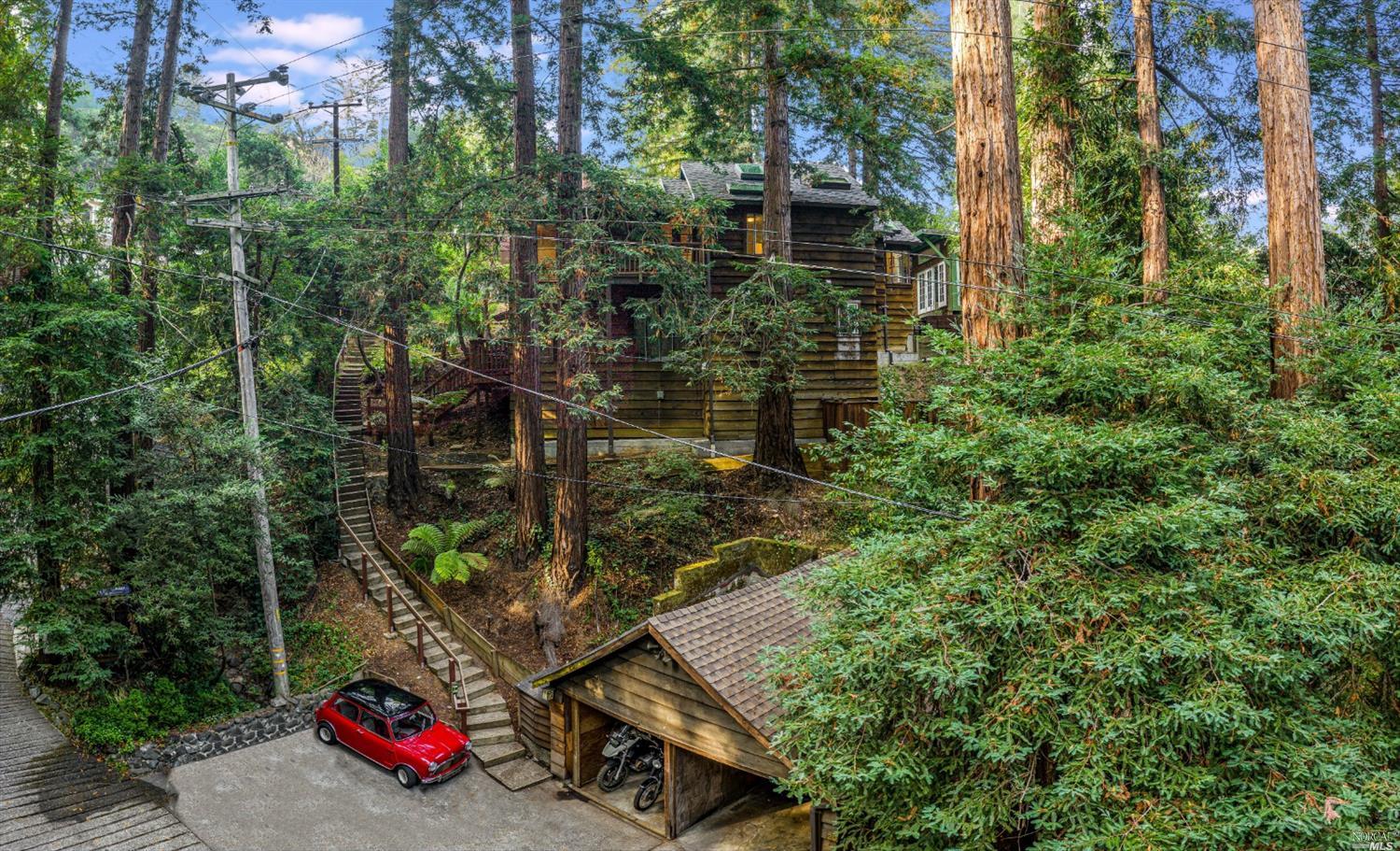 30 Magee Avenue Mill Valley, CA 94941 - Photo 1 of 1 an aerial view of a house with a yard