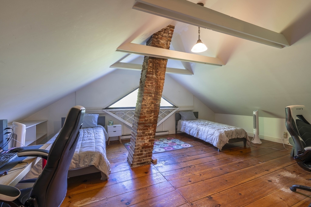 2 Chestnut Hill Road Leverett, MA 01054 - Photo 34 of 42 a room with stairs and wooden floor