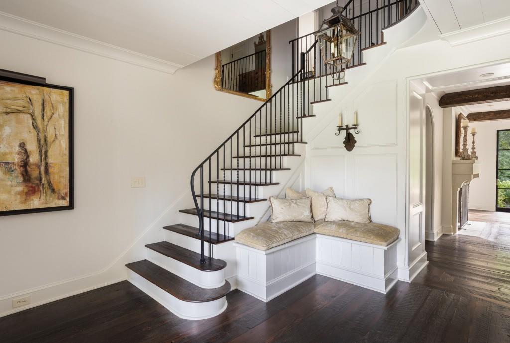 3741 Dumbarton Road Northwest Atlanta, GA 30327 - Photo 5 of 41 a view of entryway and hall with wooden floor