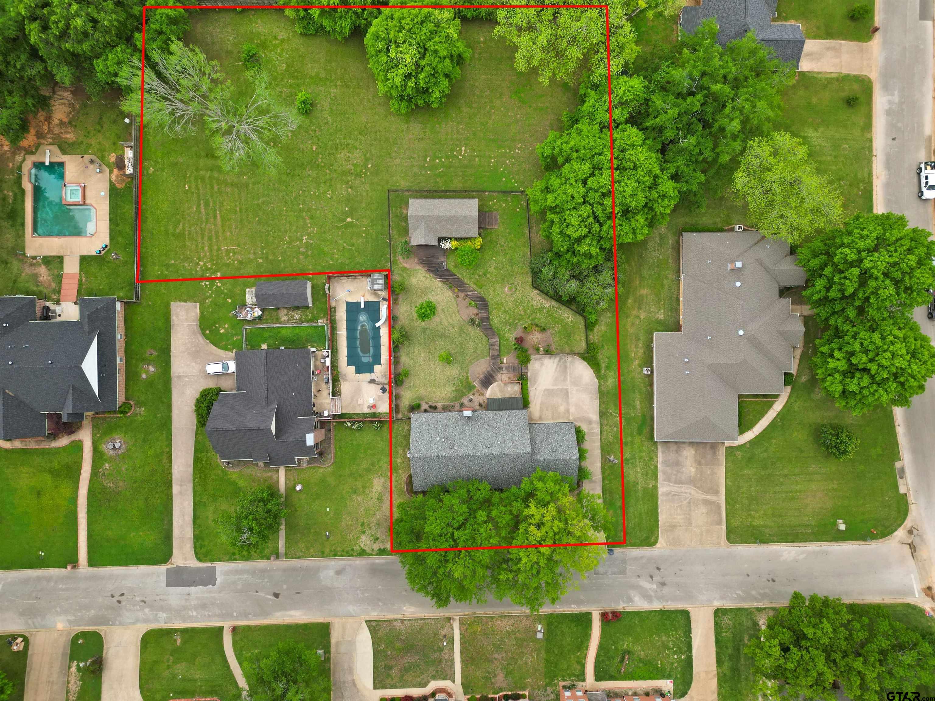 2103 Baylor Street Jacksonville, TX 75766 - Photo 8 of 45 an aerial view of a house