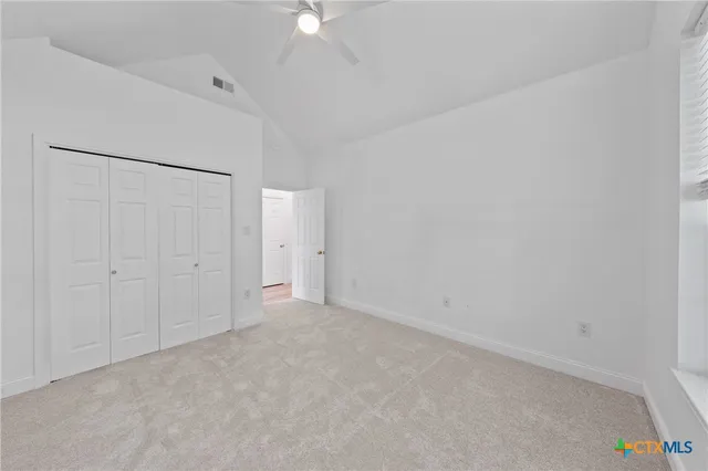 a view of an empty room