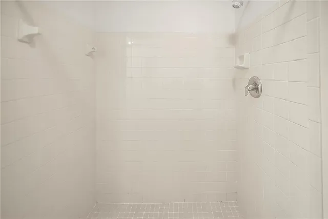 a close view of shower tap