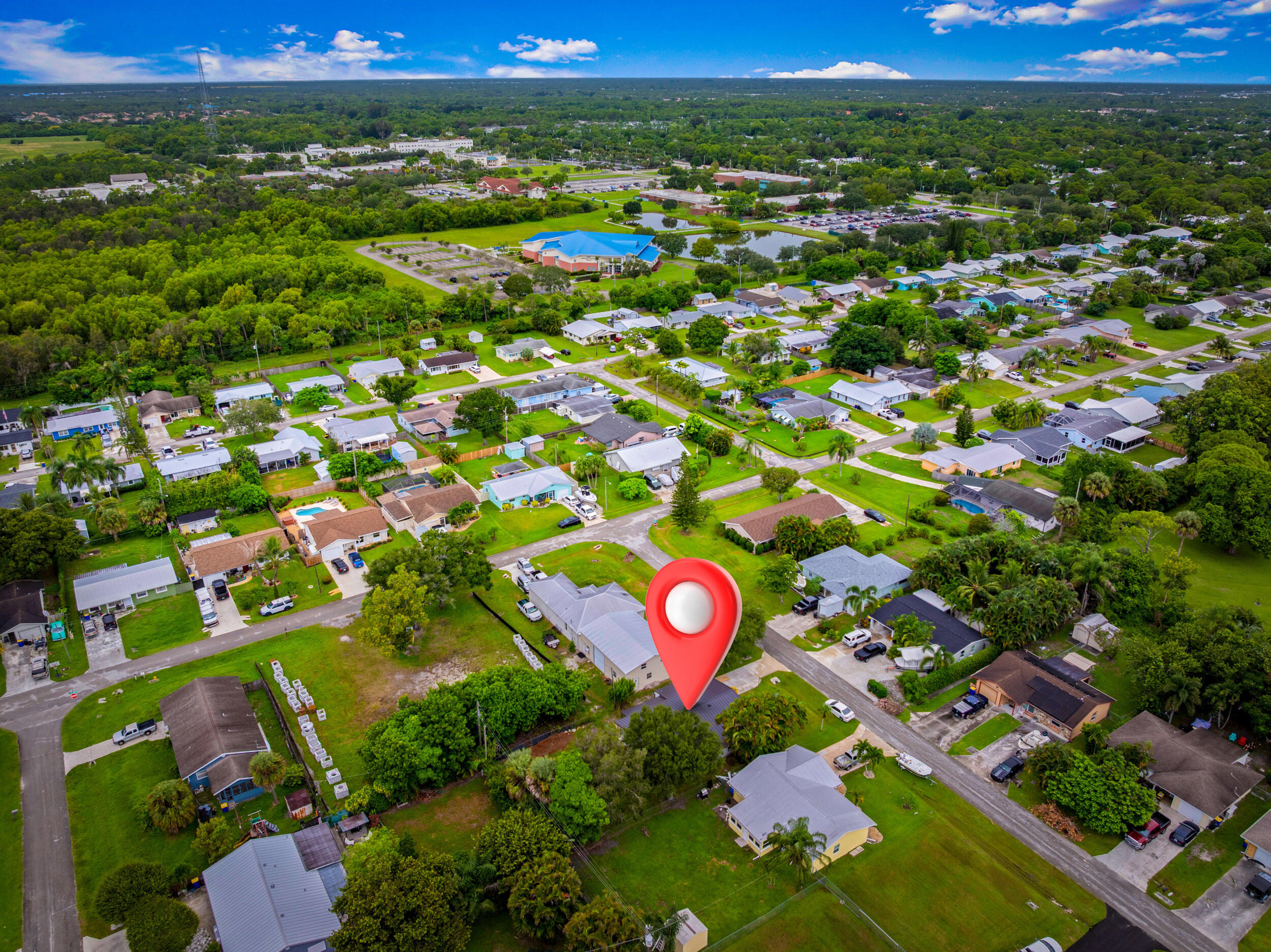 2904 Southeast Bamboo Street Stuart, FL 34997 - Photo 51 of 51 a view of a area with lots of trees