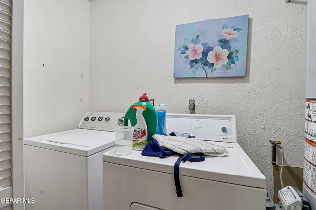 a room with storage and utility