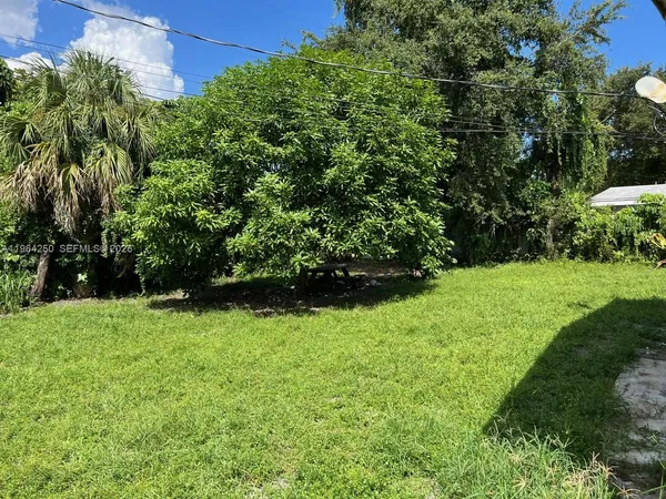 a view of a garden