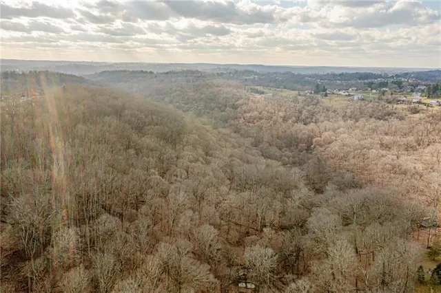 a view of a sky from a field