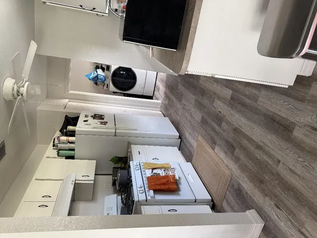 a view of water heater room