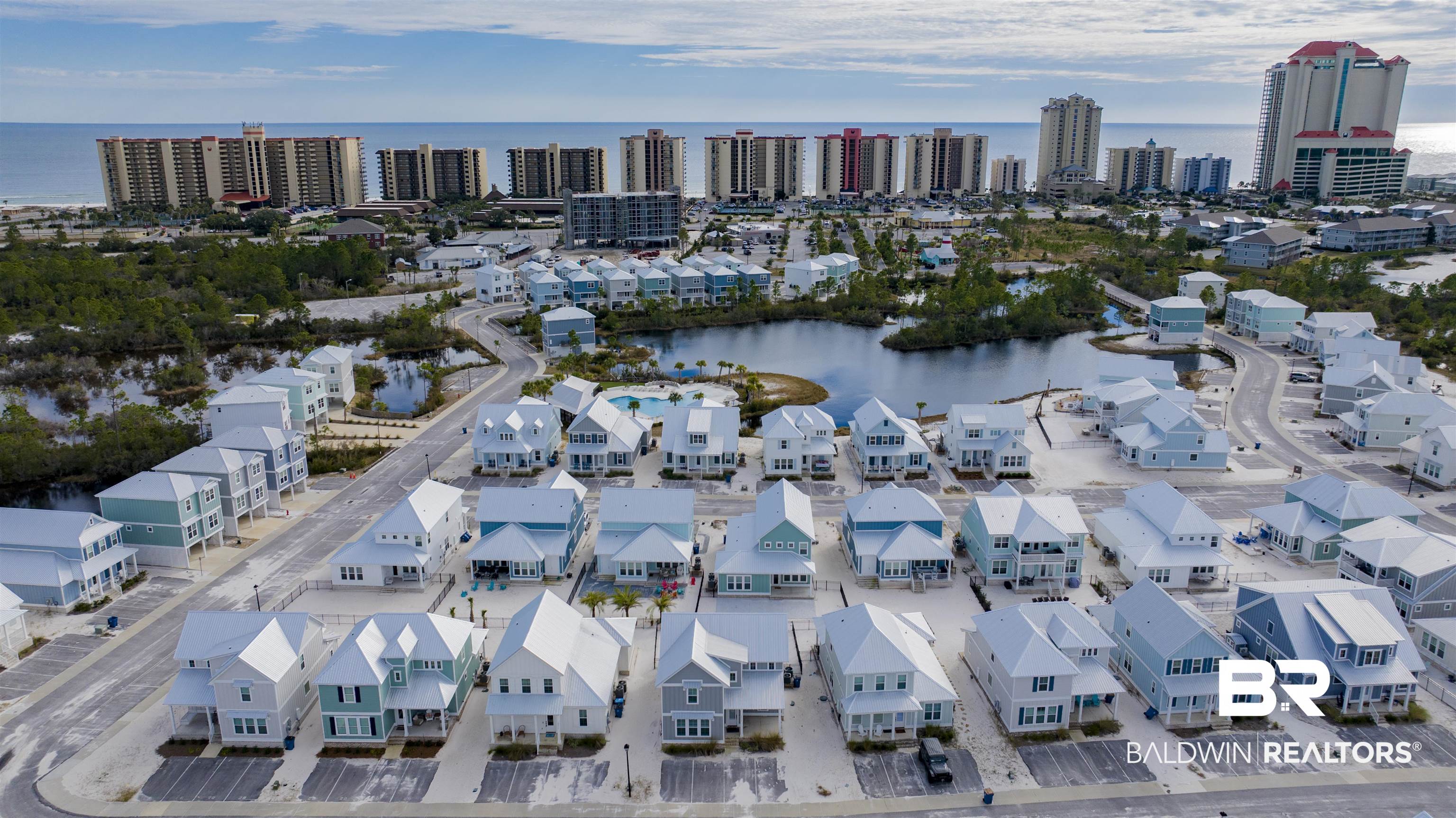 24174 Pepper Lane Orange Beach, AL 36561 - Photo 56 of 63 Bird's eye view featuring a water view