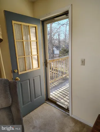 a view of an outdoor space with seating area