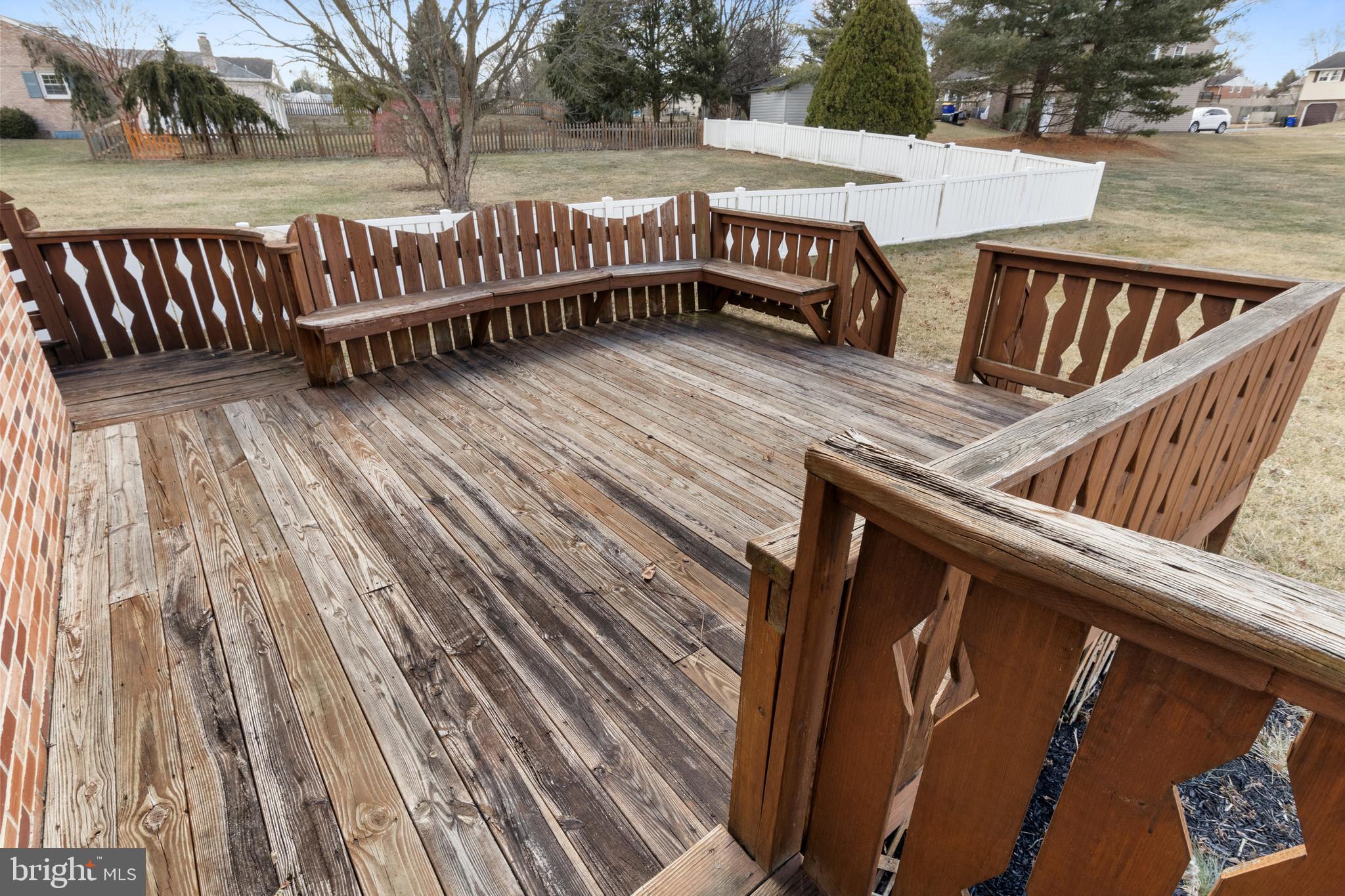 2266 Sycamore Road York, PA 17408 - Photo 36 of 43 a view of balcony with wooden floor and outdoor seating