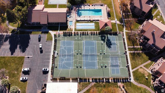 860 South Village Road, Unit Y8 St. George, UT 84770 - Photo 20 of 29 Drone / aerial view of a pool