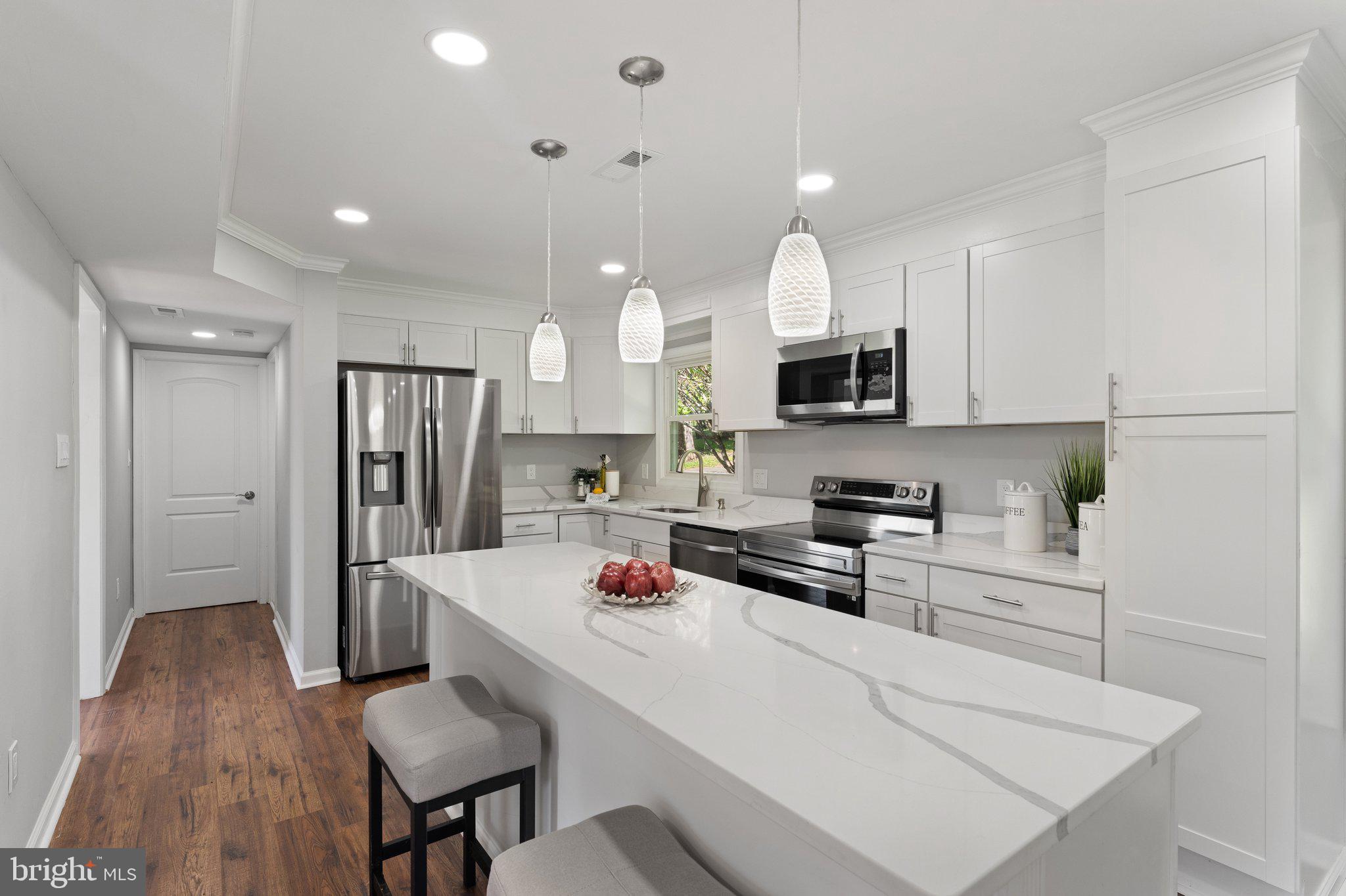5542 Old Bust Head Road Broad Run, VA 20137 - Photo 1 of 68 Main home gorgeous kitchen, quartz counters