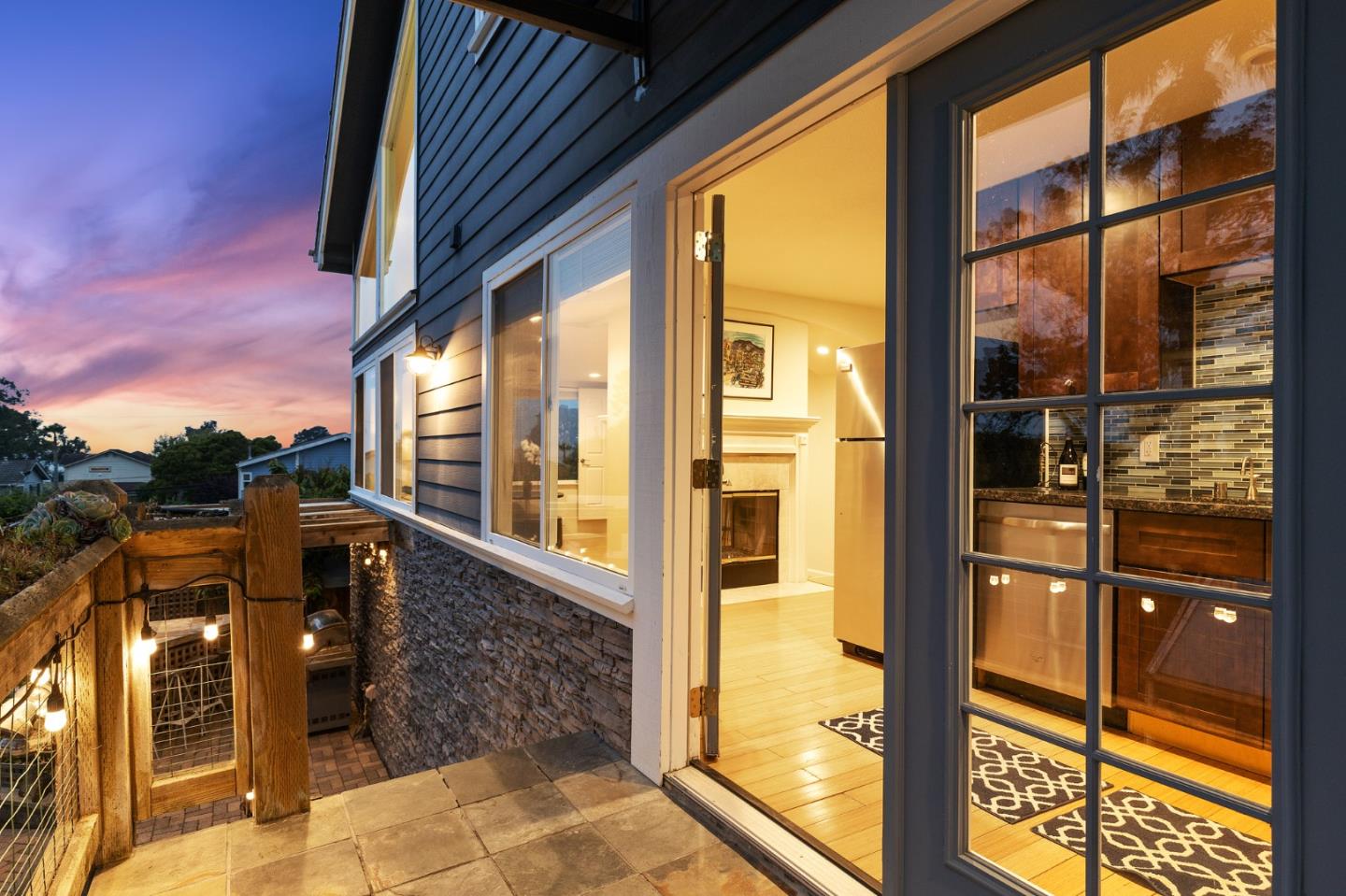 226 Palma Street El Granada, CA 94018 - Photo 23 of 41 a picture of a glass door