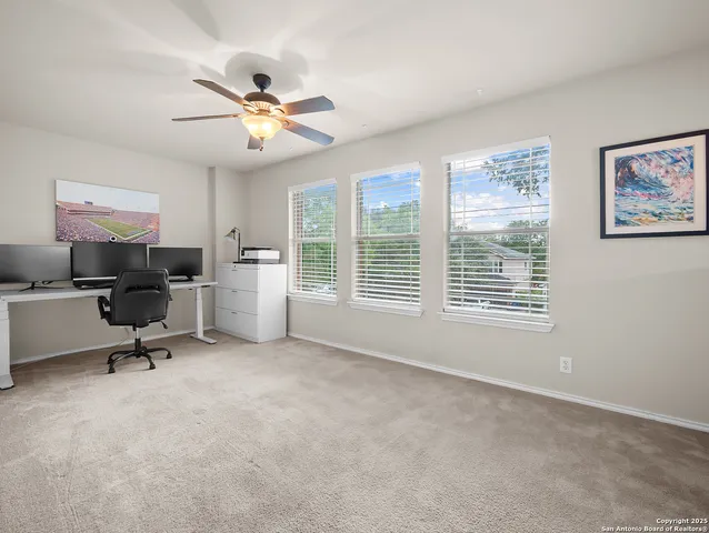 a workspace with a window