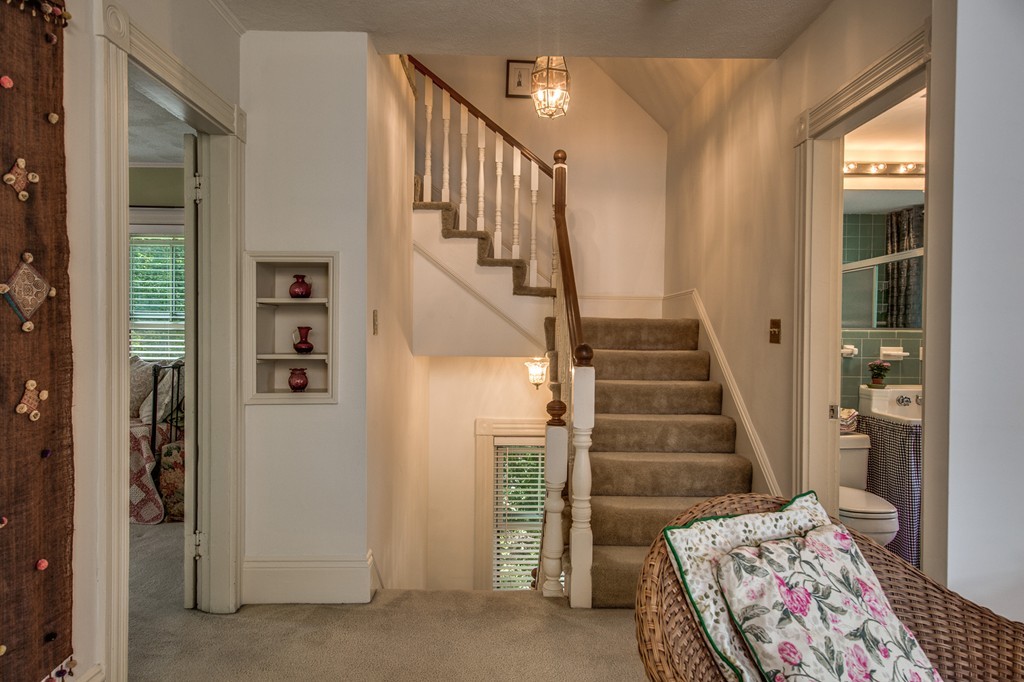 19 Sherman Street, Unit 2 Lexington, MA 02420 - Photo 10 of 15 a view of entryway with stairs and furniture