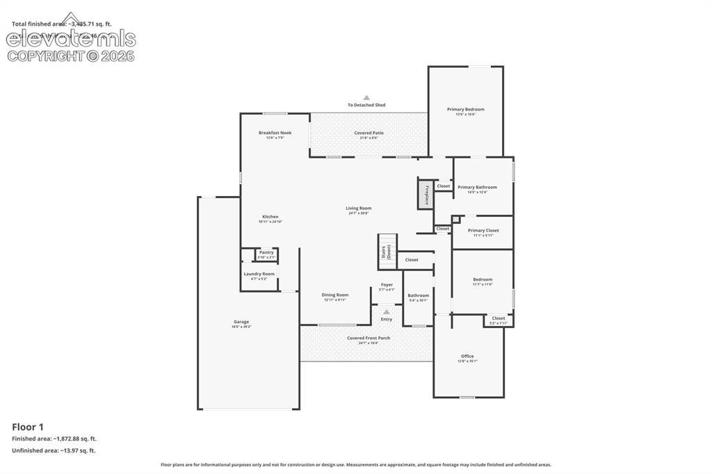 12266 Crystal Downs Road Peyton, CO 80831 - Photo 49 of 50 Main level floorplan
