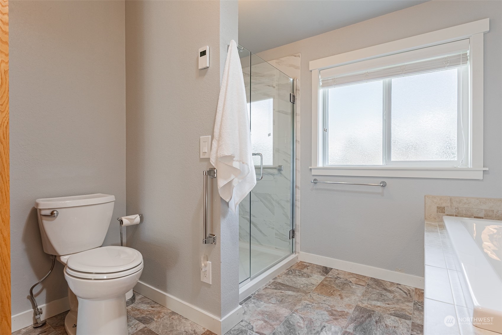 940 West Axton Road Ferndale, WA 98248 - Photo 11 of 40 a bathroom with a toilet and a shower