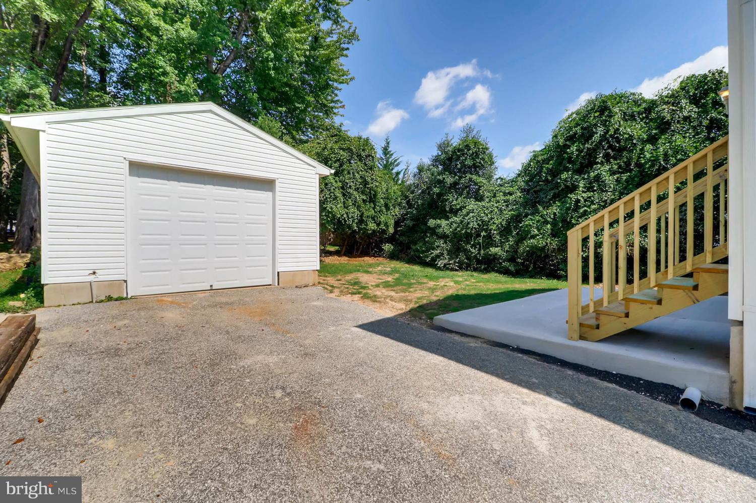 4824 Valley Forge Road Randallstown, MD 21133 - Photo 26 of 28 Exterior (Rear) w/ detached garage