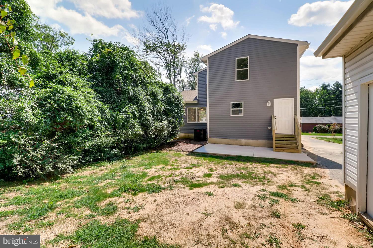 4824 Valley Forge Road Randallstown, MD 21133 - Photo 27 of 28 Exterior (Rear) w/ new concrete patio