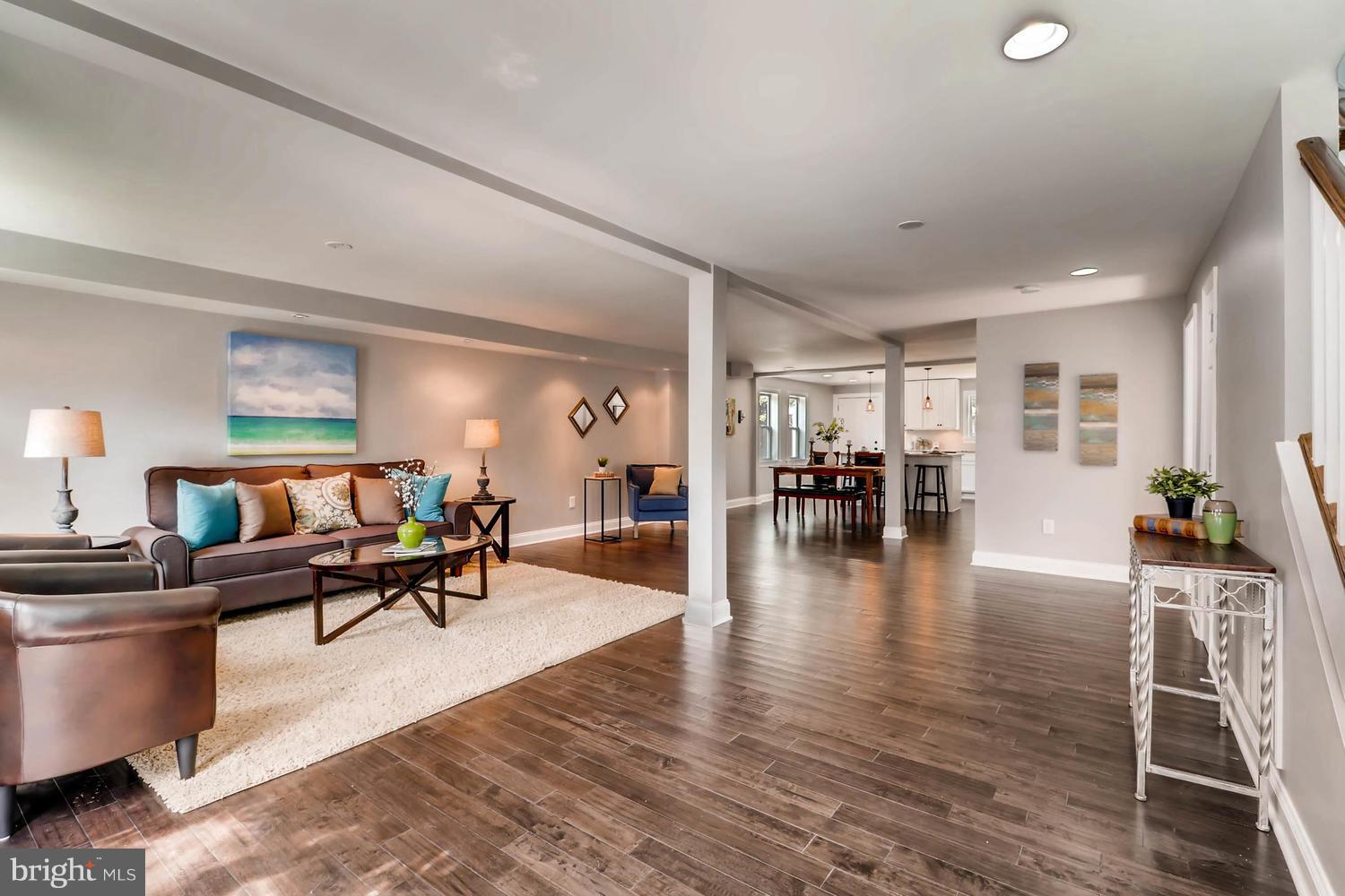 4824 Valley Forge Road Randallstown, MD 21133 - Photo 6 of 28 Hardwood floors throughout main level