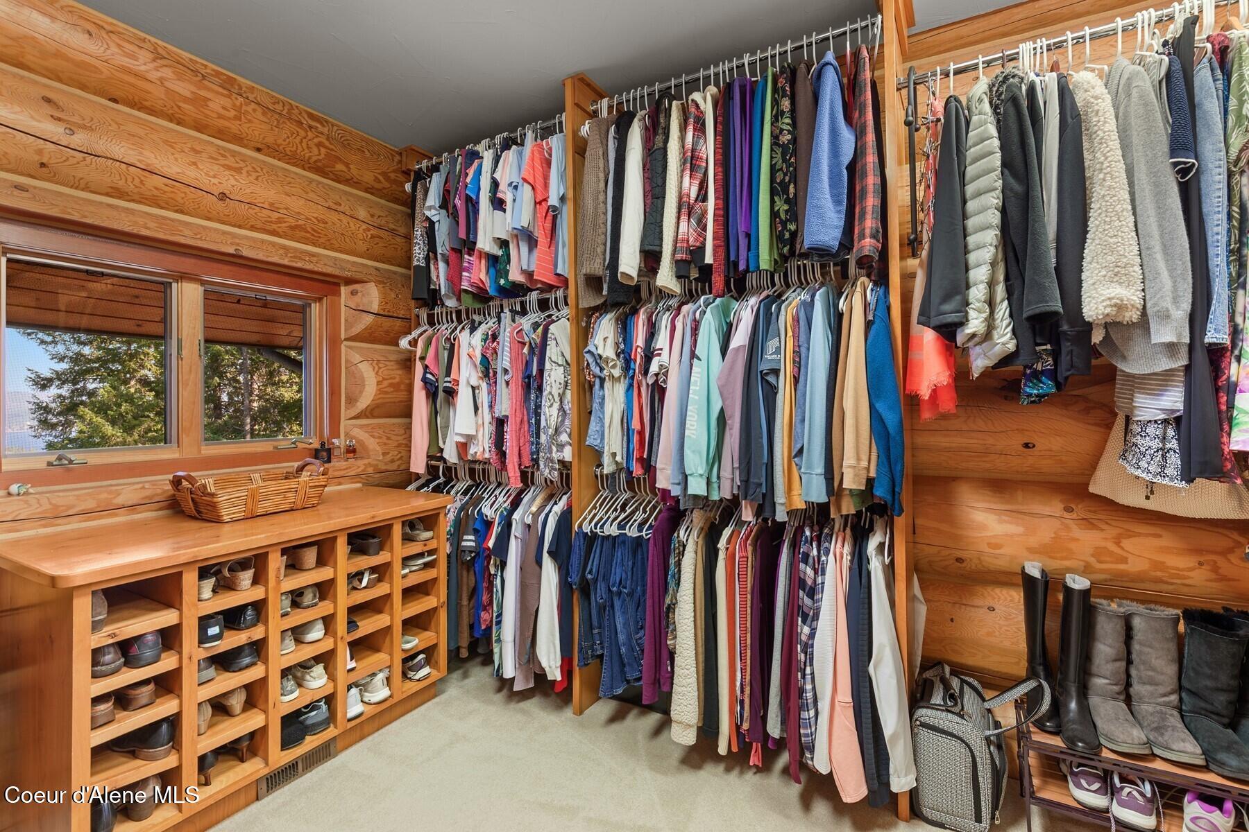 18869 South Trekker Woods Road Coeur D'Alene, ID 83814 - Photo 23 of 76 Generous Closet wShoe Caddy